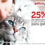 Promoción Petco Día del Gato: 25% de descuento en todo el alimento para gato