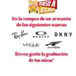 Promoción Sanborns Óptica Regreso a Clases: micas Gratis en la compra de armazones seleccionados