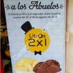 Promoción Santa Clara Día del Abuelo: 2x1 en litros de helado