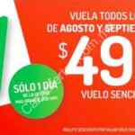 Promoción Viva Aerobus la 1 de Viva: vuelos sencillos desde $498 hoy 8 de agosto