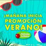 Promoción de Verano Helados Sultana: 2x1 en paletas de agua y esquimales sencillos este fin de semana