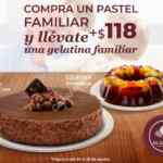 Promoción el Globo Día del Abuelo: gelatina familiar a $118 en la compra de un pastel
