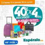 Promoción Office Depot 40% de descuento x 4 Días en artículos escolares del 13 al 16 de agosto