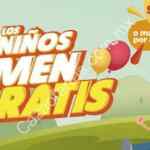 En Chilis los domingos los niños comen Gratis a partir de las 6pm