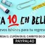 Código Sephora Paypal de 40% de descuento en artículos de belleza seleccionados