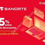 Promoción Elektra Banorte de 5% de bonificación + 12 MSI (5% de descuento con débito)