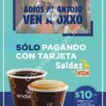 Promoción Oxxo Andatti: café americano o capuchino a $10 con tarjeta Saldazo