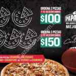 Promoción Papa Johns Fin de semana: hasta $150 de descuento en pizzas
