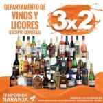 Promoción Temporada Naranja 2018: 3x2 en vinos y licores