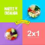 2x1 en ensaladas todos los martes en la Ciudad de Colima