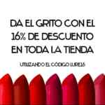 Código Lure Cosmetics Fiestas Patrias de 16% de descuento en toda la tienda