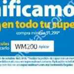 Código Walmart Super de $200 de descuento en compras de $1,299 o más