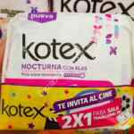 Cupón Kotex de 2x1 en Cinemex de lunes a domingo