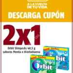 Cupón Oxxo de 2x1 en chicles Orbit hasta el 3 de noviembre