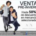 En AX Armani Exchange Venta de pre-Invierno con hasta 50% de descuento en artículos seleccionados
