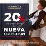 En Aeropostale 20% de descuento en prendas de la nueva colección