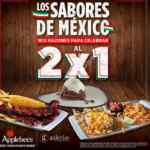 En Applebees Galerías Guadalajara 2x1 en platillos seleccionados durante septiembre mes de la patria