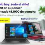 En Best Buy $100 en cupones por cada $1,000 de compra + 12 MSI con BBVA Bancomer