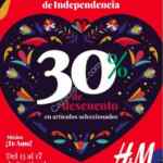 En H&M ofertas de Independencia con 30% de descuento en prendas seleccionadas