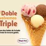 En Haagen Dazs 3x2 en bolas de helado los jueves