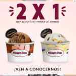 En Häagen-Dazs 2x1 en helados del 21 al 23 de septiembre en sucursales participantes