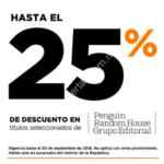 En Porrúa hasta 25% de descuento en libros seleccionados del grupo editorial Penguin Random House