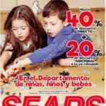 En Sears hasta 40% de descuento + 20% adicional en niños y bebés