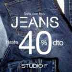 En Studio F hasta 40% de descuento en jeans hoy 19 de septiembre