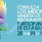 Quincena del comensal CDMX 2018: Precios especiales en restaurantes participantes del 28 de septiembre al 14 de octubre