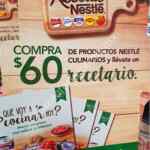 Promoción Recetarios Nestlé Gratis en la compra de $60 o más de productos Nestlé en supermercados participantes