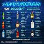 Venta Nocturna Vinoteca 26 de septiembre: del 10% al 20% de descuento en vinos y licores seleccionados