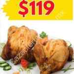 En Chedraui 2 pollos rostizados por $119