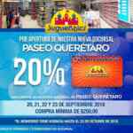 Promoción Juguetibici Paseo Querétaro de 20% de bonificación en monedero por inauguración
