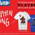 En Mixup playera Gratis en la compra de 2 libros de Stephen King