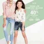 En Old Navy 40% de descuento en todas las camisas y blusas hoy 22 de septiembre