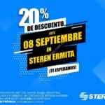 En Steren Ermita 20% de descuento hoy 8 de septiembre