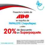 20% de descuento en Superpaquete Papalote Museo del Niño si muestras un boleto de ADO