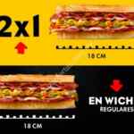 2x1 en Which Wich los viernes en Wiches regulares