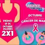 2x1 en entradas a Aquático Inbursa para todas las mujeres hoy viernes 19 de octubre