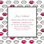 Promoción apertura Bellísima Lindavista: 20% de descuento en TODA la tienda + regalo a las primeras 200 sólo hoy