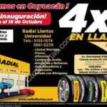 4x2 en todas las llantas en Radial Llantas Coyoacán por inauguración