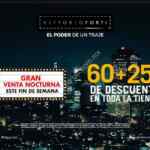 Venta Nocturna Vittorio Forti: 60% de descuento + 25% adicional en toda la tienda