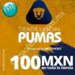 Código Tienda Pumas de $100 de descuento en toda la tienda