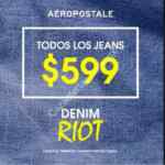 Denim Riot Aeropostale: Todos los jeans a $599
