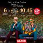 Días de Moda Sears Octubre 2018: Hasta 6 msi en moda ó hasta 20% de descuento