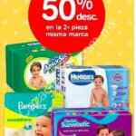 En Farmacias Benavides todos los pañales segundo a mitad de precio