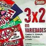 En Farmacias Guadalajara 3x2 en chocolates Nestlé Carlos V, Crunch, Kit Kat, Larín y Freskas