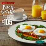 En Italiannis 8 nuevos Desayunos completos Buon Giorno a $105 de lunes a viernes