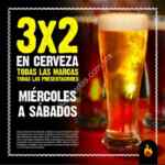 En Las Alitas 3x2 en cervezas de miércoles a sábado