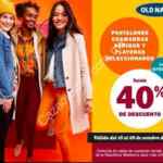 En Old Navy hasta 40% de descuento en chamarras, abrigos, pantalones y playeras seleccionadas